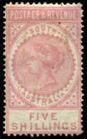 * AUSTRALIE DU SUD 44 : 5s. Rose, TB - Used Stamps