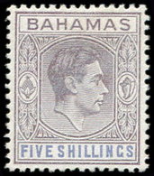 * BAHAMAS 108 : 5s. Violet-brun Et Bleu, TB - Bahamas (1973-...)