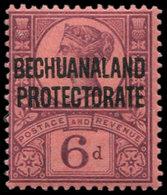 * BECHUANALAND Protectorat Britannique 21 : 6p. Violet S. Rouge, TB - Autres & Non Classés