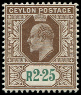 * CEYLAN 154 : 2r25 Brun Et Vert, TB - Ceylon (...-1947)