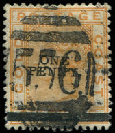 COTE DE L'Or 21 : 1p. S. 6p. Orange, Obl., TB - Goldküste (...-1957)