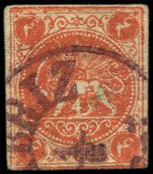 IRAN 9A : 4c. Rouge, Obl., TB - Iran