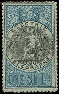 * NOUVELLE-GALLES DU SUD Télégraphe 4 : 1s. Bleu, TB - Neufs