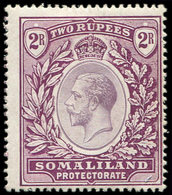 * SOMALILAND 53 : 2r. Violet Brun-lilas, TB - Somaliland (Protectorat ...-1959)