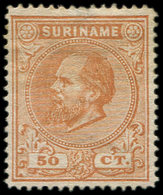 (*) SURINAM 13 : 50c. Brun-orange, TB - Surinam