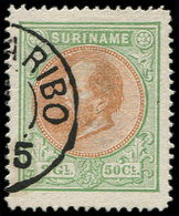 SURINAM 15 : 2g50 Vert Et Orange, Obl., TB - Surinam