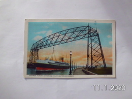 Steamer Huronic Entering Duluth. Superior Harbor. - Duluth