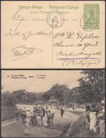 Congo Belge 1913 - Entier Postal 5 C En Carte Postale Nr. 47- Vue:  Boma - Le Dimanche................(EB) DC5426 - Enteros Postales