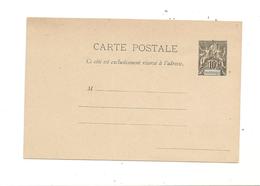 1892 - SAGE N° 35 SUR ENTIER POSTAL - Storia Postale