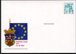 Bund PP100 D2/016 GROSS-GERAU EUROPA-TAGE 1977 - Privé Postkaarten - Ongebruikt