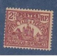 MADAGASCAR          N°  YVERT  :  TAXE 8   NEUF SANS GOMME    ( SG  1/41 ) - Timbres-taxe