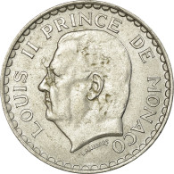 Monnaie, Monaco, Louis II, 5 Francs, 1945, TTB, Aluminium, Gadoury:MC135, KM:122 - 1922-1949 Louis II