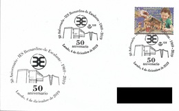 SPAIN. POSTMARK 50th ANNIV. HIGH SCHOOL "BERNARDINO DE ESCALANTE. LAREDO 2019 - Other & Unclassified