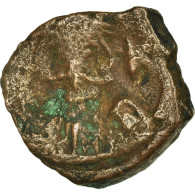 Monnaie, Constans II, Constantin IV, Héraclius Et Tibère, Follis, 666-668 - Bizantinas