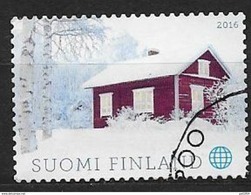 Finlande 2016 N°2443 Oblitéré Chalet En Bois - Used Stamps