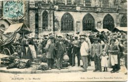 N°1616 T -cpa Alençon -marché Aux Légumes- - Marchés