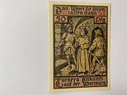 Allemagne Notgeld Wartburgstadt 50 Pfennig - Collections