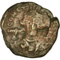 Monnaie, Constans II, Demi-Follis, 647-659, Carthage, TB+, Cuivre, Sear:1059 - Bizantine