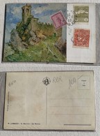 Cartolina Illustrata La Rocca - 28/12/1923 - Lettres & Documents