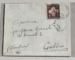 Busta Di Lettera Per Gubbio - Anno 1894 - Brieven En Documenten