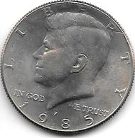 *usa 1/2 Dollar 1985p  Km A202b Unc/ms63 - 1964-…: Kennedy