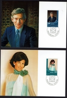 Liechtenstein 1982 - Erbprinz Hans-Adam - Erbprinzessin Marie MiNr - 797-798  MK - Covers & Documents