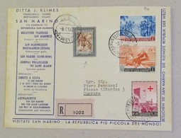 Raccomandata Per Carrara - 08/07/1952 - Covers & Documents