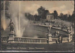 * Cartolina - Torino - Parco Del Valentino - Fontana Monumentale - Viaggiata 1954 - Parcs & Jardins