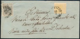 ~1855 1kr + 2kr MP Távolsági Levélen '(NAGY) KÁLLÓ' - 'DEBRECEN' - Otros & Sin Clasificación