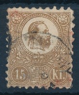 O 1871 Kőnyomat 15kr Jó Minőségű Bélyeg (29.500) - Sonstige & Ohne Zuordnung