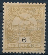 ** 1900 Turul 6f Sárgásolaj (12.000) (1 Fognál Alig Látható Pici Szakadás / Very Small Tear At 1 Perf) - Otros & Sin Clasificación