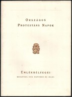 1939 Országos Protestáns Napok Emléklap Protestáns Sorral és Bethlen Blokkpárral (min. 11.000) - Sonstige & Ohne Zuordnung