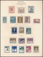 * 1921-1925 4 Klf Sor Albumlapon Közte Sport Sor (*10.400) - Other & Unclassified