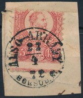 1871 Réznyomat 5kr 'ALSÓ-ÁBRÁNY / BORSOD M.' (Gudlin 250 Pont) - Autres & Non Classés