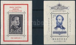 ** 1953 Sztálin Gyász + 1954 Jókai Blokk (13.000) - Autres & Non Classés