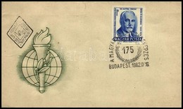 1962 Évfordulók - Események (I.) 1Ft Hutyra Ferenc Vágott Bélyeg FDC-n - Sonstige & Ohne Zuordnung