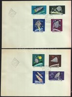 1964 Az űrkutatás Eredményei (I.) Vágott Sor 2db FDC-n (3.500) - Andere & Zonder Classificatie