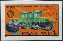 ** 1975 75 éves A Magyar Elektrotechnikai Egyesület Vágott Bélyeg - Autres & Non Classés