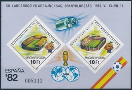 ** 1982 Labdarúgó VB (IV.) - Spanyolország Vágott Blokk (4.500) - Sonstige & Ohne Zuordnung
