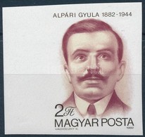 ** 1982 Alpári Gyula ívszéli Vágott Bélyeg - Autres & Non Classés