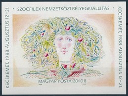 ** 1988 Szocfilex Vágott Blokk (4.000) (ujjlenyomat / Finger Print) - Other & Unclassified