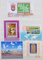 ** O Több Mint 80 Főleg Postatiszta Blokk, Kisív, Emlékív 20 Lapos A/4 Berakóban - Otros & Sin Clasificación