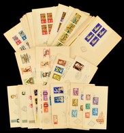 1961-1992 Csaknem Teljes FDC Gyűjtemény Borítékokba Rendezve Blokkokkal, Dobozban - Autres & Non Classés