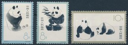 ** Kínai Népköztársaság 1963 Nagy Panda Mi 736-738 (Mi EUR 120.-) - Otros & Sin Clasificación