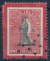 O Virgin-szigetek 1866 Mi 4A I. újnyomat, Foghiba / Corner Fault - Autres & Non Classés