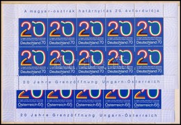 ** 2009 A Magyar-osztrák Határnyitás 20. évfordulója Osztrák Kisív Mi 2823 + Német Kisív Mi 2759 (Mi EUR 28.-) - Sonstige & Ohne Zuordnung