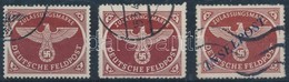 O Deutsches Reich, Feldpost 3 érték Garancia Nélkül / No Guarantee (Mi EUR 205,-) - Sonstige & Ohne Zuordnung