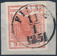1850 3kr 'FIUME' - Other & Unclassified