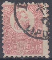 O 1871 Kőnyomat 5kr II Típus Képbe Fogazva - Andere & Zonder Classificatie