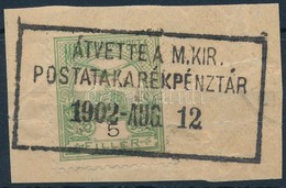 'ÁTVETTE A M.KIR. POSTATAKARÉKPÉNZTÁR' - Other & Unclassified